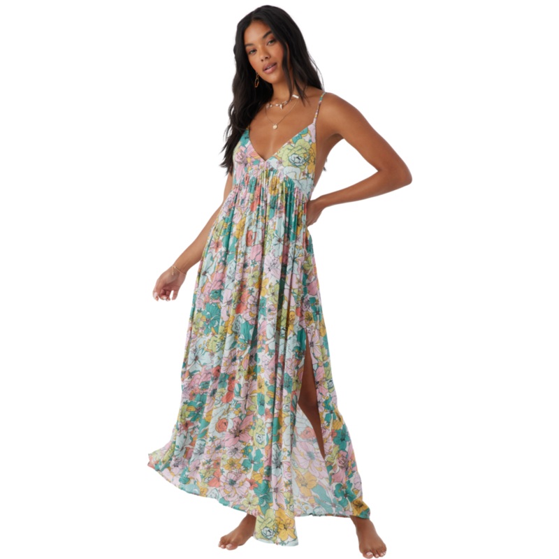O’Neill Saltwater Essentials Mel Printed Maxi Dress-Multi Clr