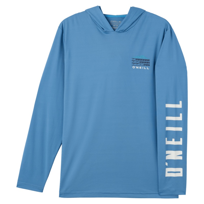 O’Neill Trvlr UPF Hooded L/S Tee-Copen Blue