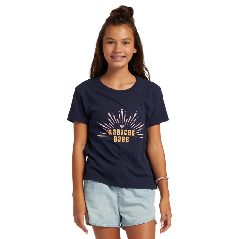 Roxy Radical Days Tee-Mood Indigo