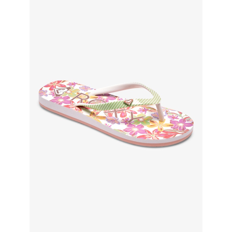 Roxy RG Pebbles VII Sandal-White/Green