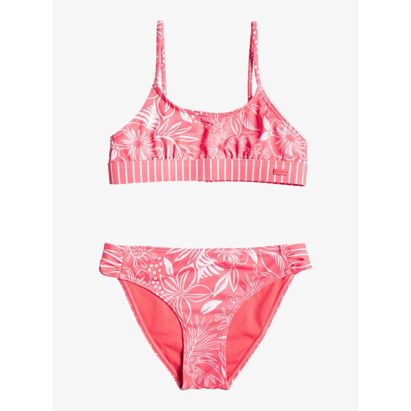 Roxy Vacay For Life Bralette Bikini-Sunkissed Coral