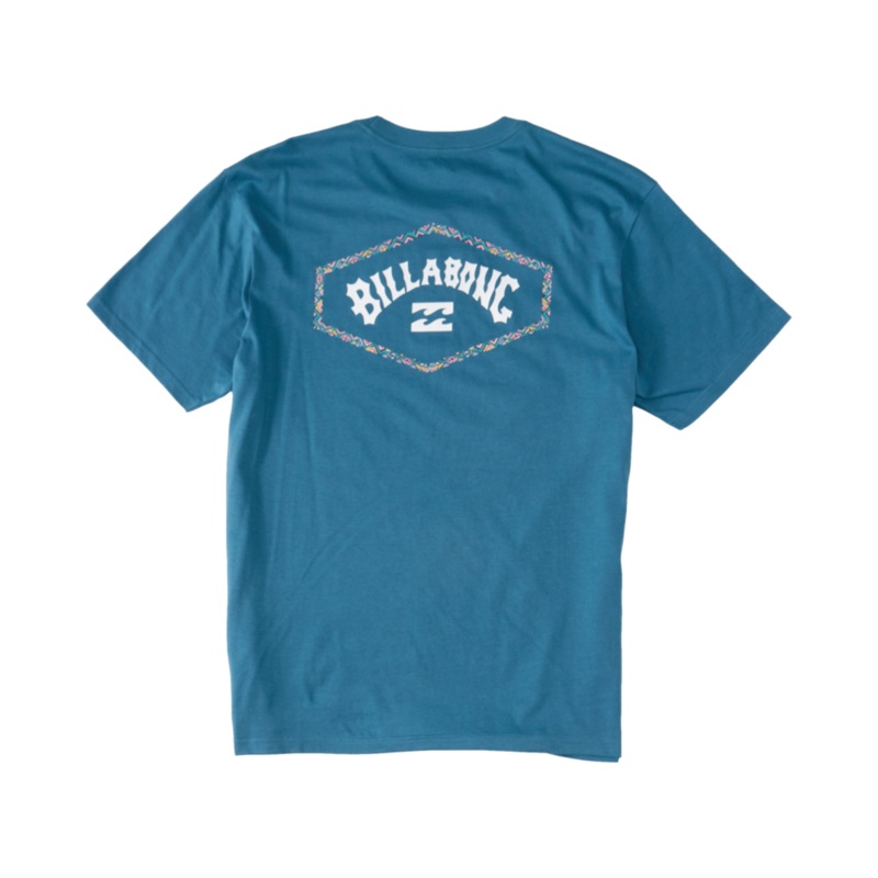 Billabong Exit Arch Tee-Blue Lagoon