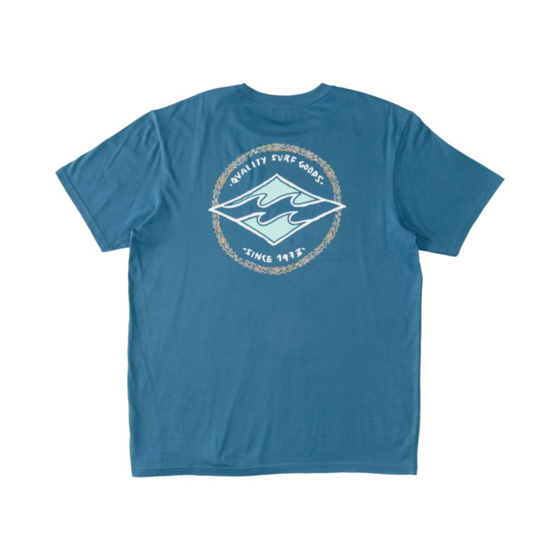 Billabong Rotor Diamond Tee-Blue Lagoon