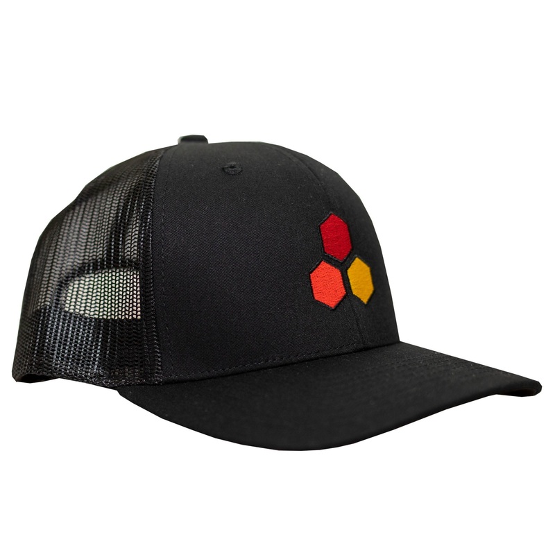 Channel Islands Curren Retro Hex Hat-Black/Black