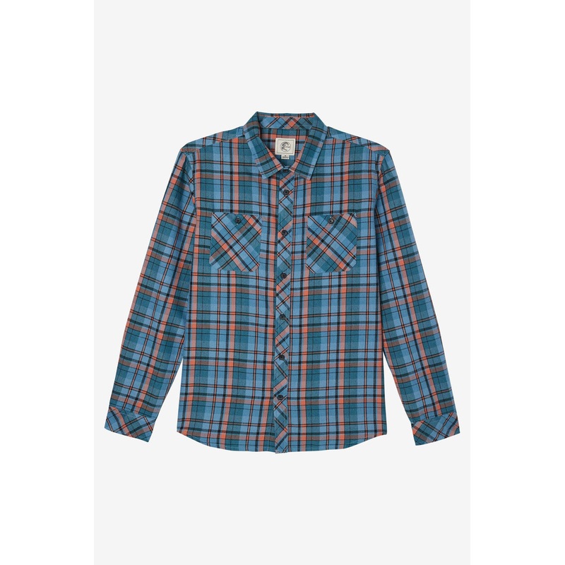 O’Neill OG Jonez Flannel L/S Shirt-Deep Blue