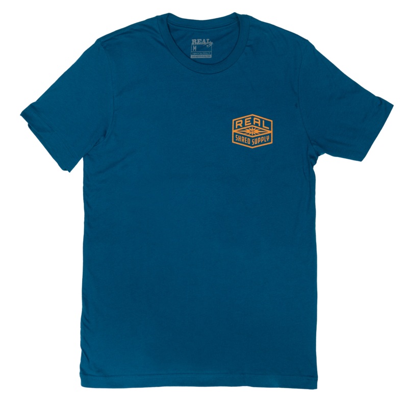 REAL Shred Supply Tee-Deep Teal