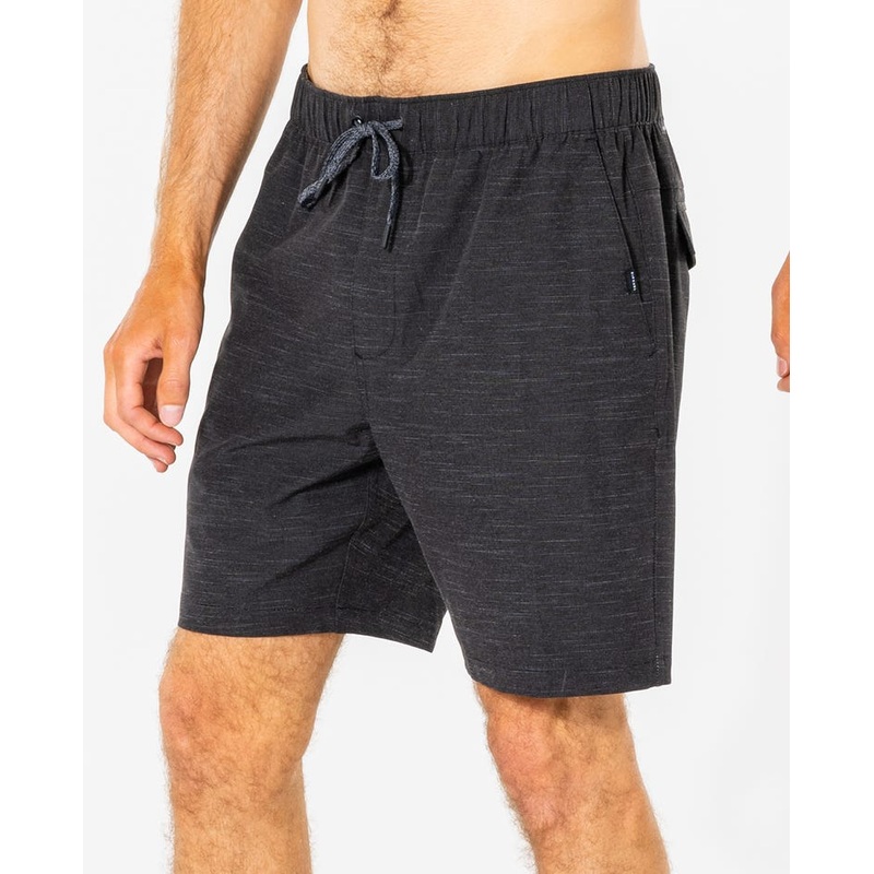 Rip Curl Boardwalk Jackson Volley Shorts-Black