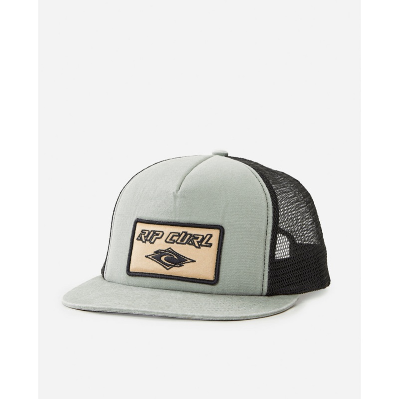 Rip Curl Icons Retro Trucker Hat-Sage