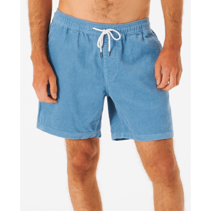 Rip Curl Surf Revival Cord Volley Shorts-Dusty Blue