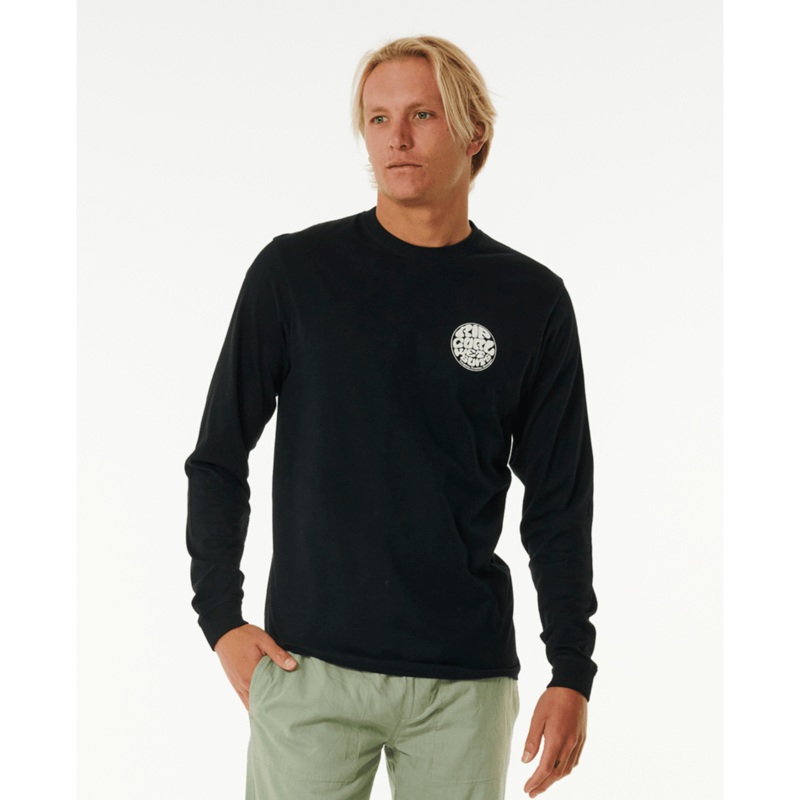 Rip Curl Wetsuit Icon L/S Tee-Black