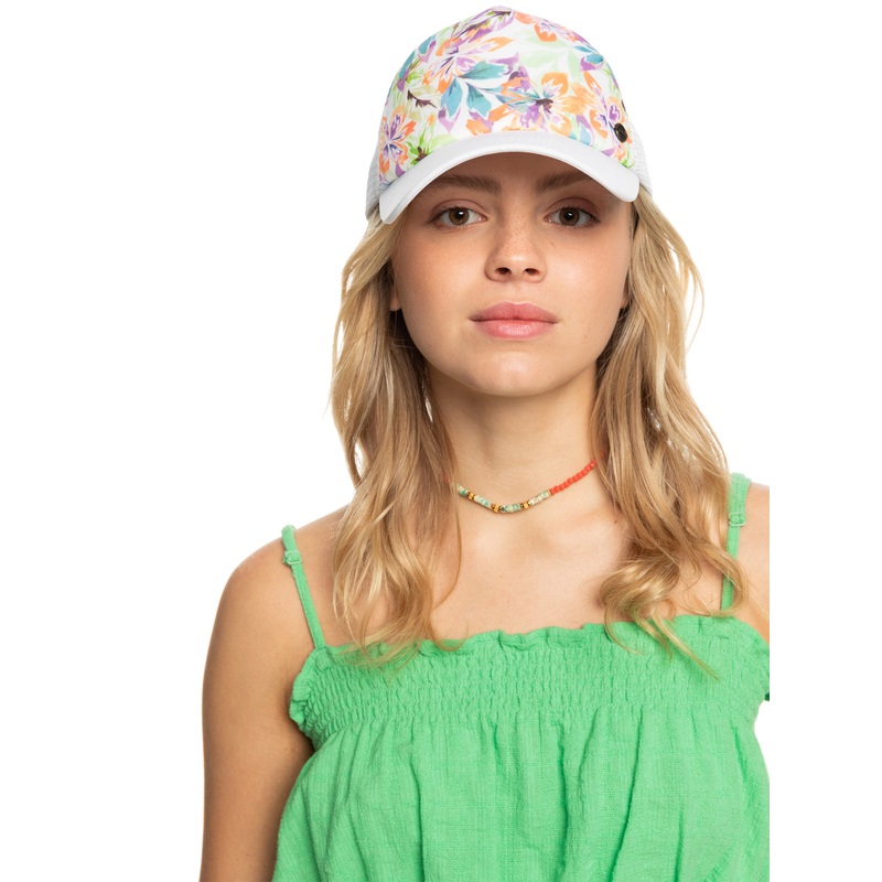 Roxy Beautiful Morning Hat-Snow White