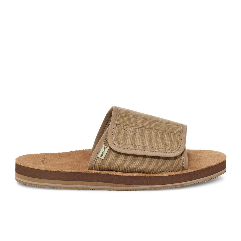 Sanuk Bixby ST Hemp Sandal-Khaki