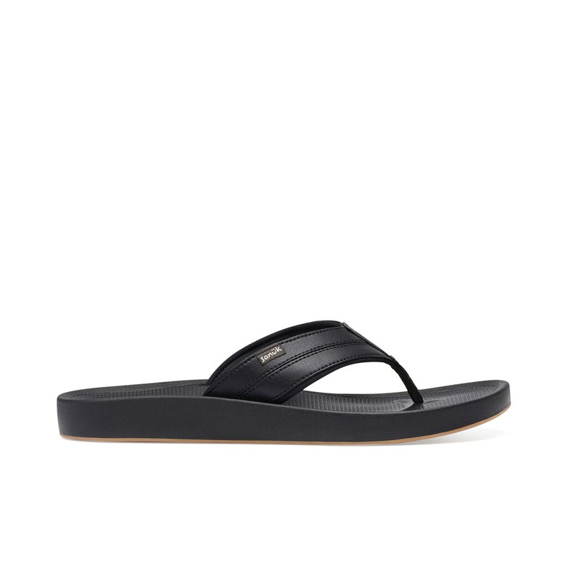 Sanuk Cosmic Yoga Mat Sandal-Black