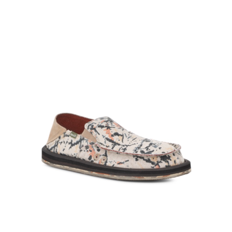 Sanuk Sidewalk Surfer ST Donavon Shoe-Paint Splatter