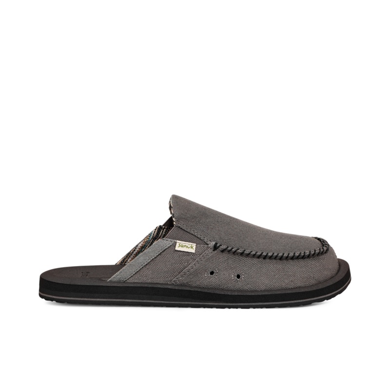 Sanuk You Got My Back ST Hemp Shoe-Dark Grey