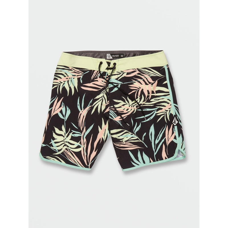 Volcom Bleeding Leaf Mod 18 Boardshorts-Black