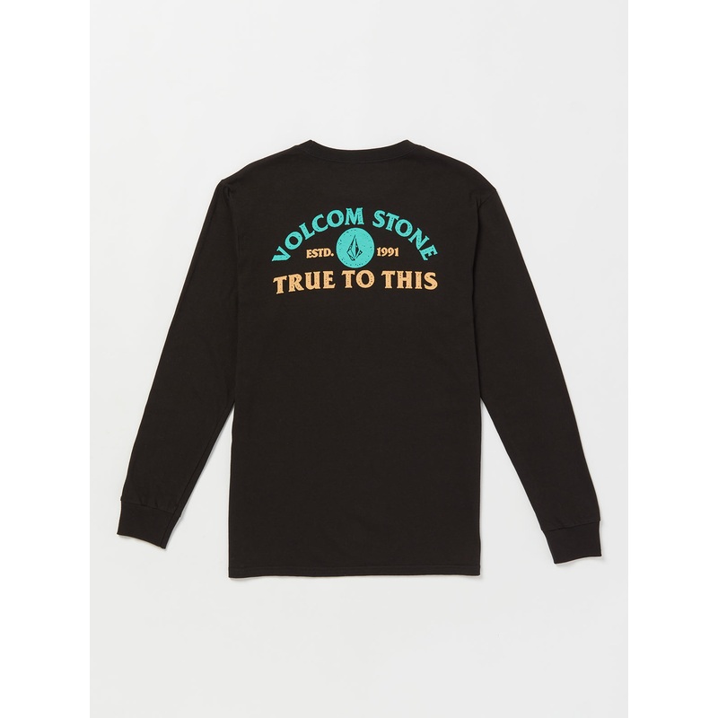 Volcom Marcher L/S Tee-Black