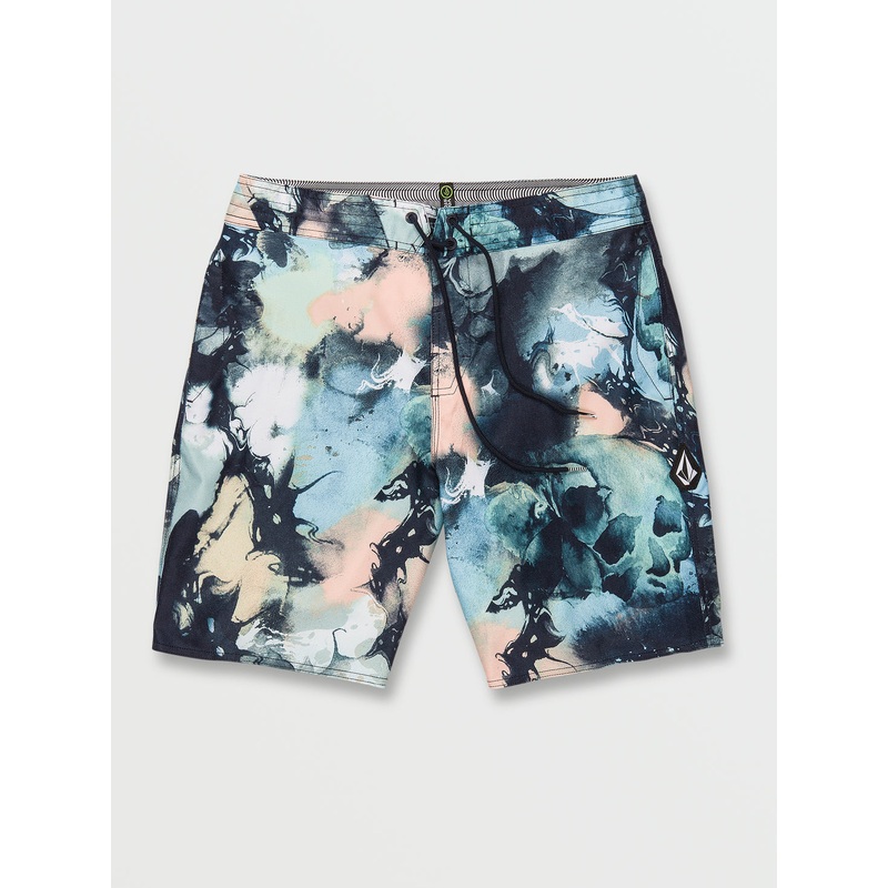 Volcom Skulli Wash Stoney 19 Boardshorts-Navy