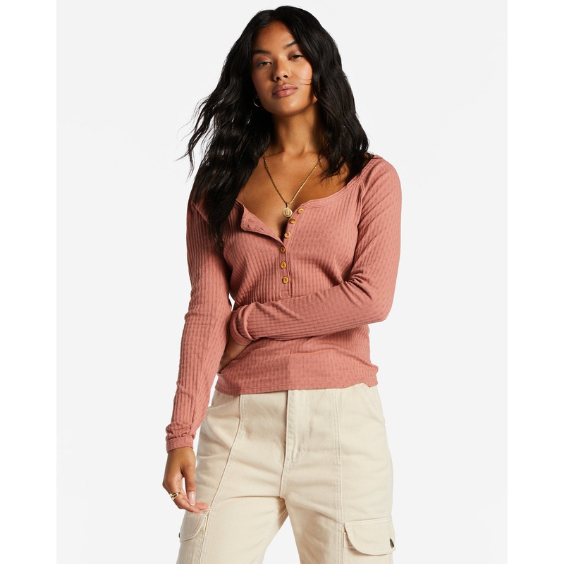 Billabong Call Me L/S Shirt-Sweet Tea