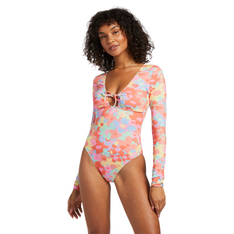 Billabong Coast Is Clear L/S One Piece-Multi
