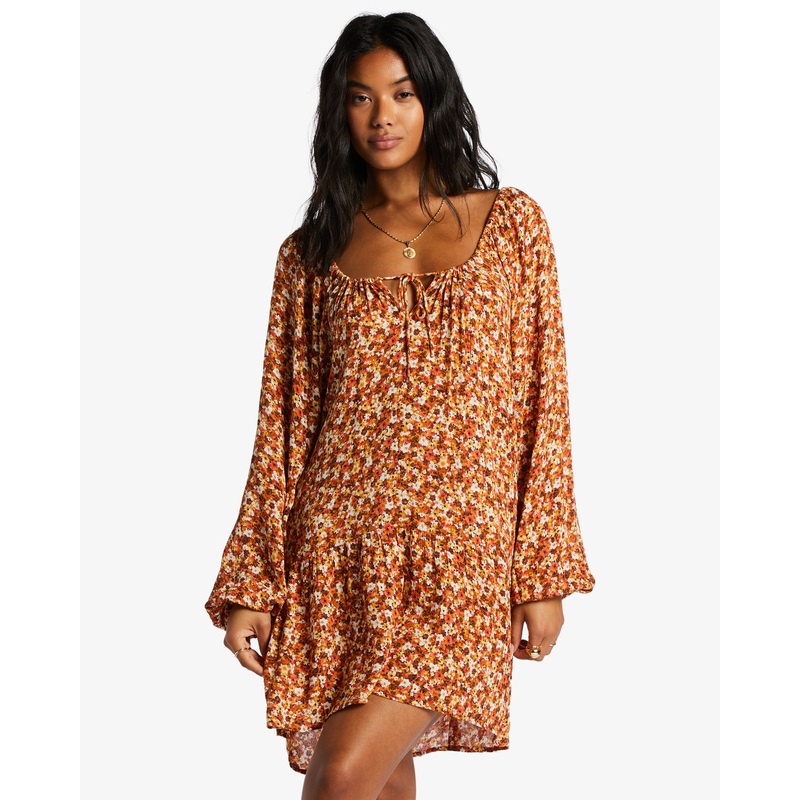 Billabong Lucky You Dress-Mocha