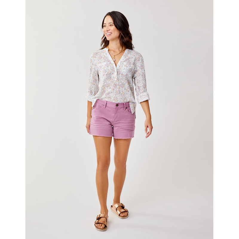 Carve Designs Oahu 4″ Twill Shorts-Orchid