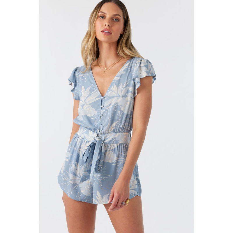 O’Neill Darian Romper-Chambray