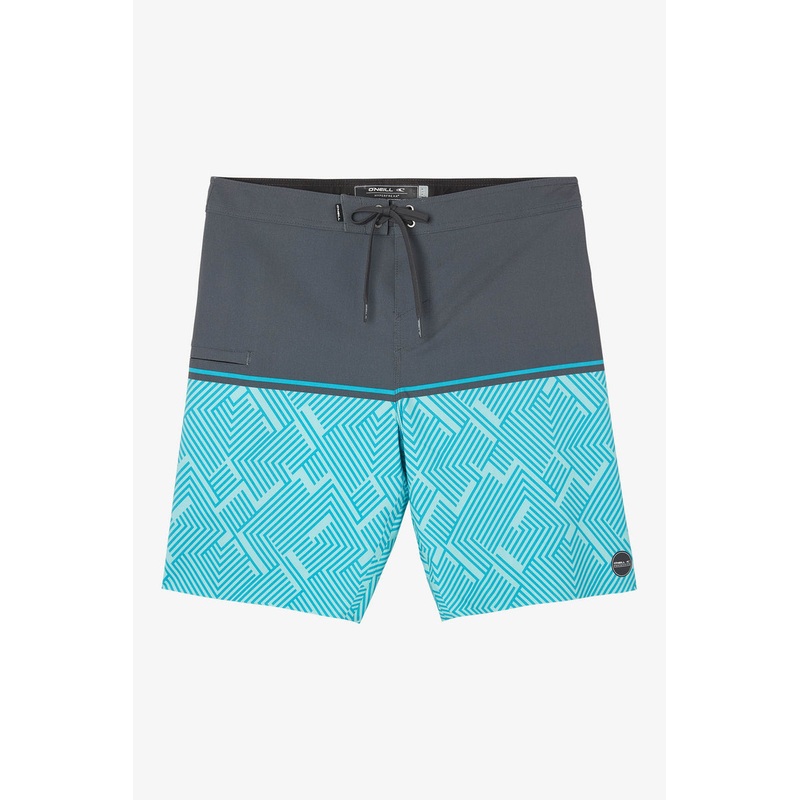 O’Neill Hyperfreak Tech Trvlr Nomad 20 Boardshorts-Turquoise