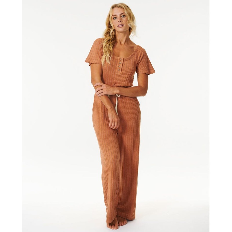 Rip Curl Cosy II Romper-Light Brown
