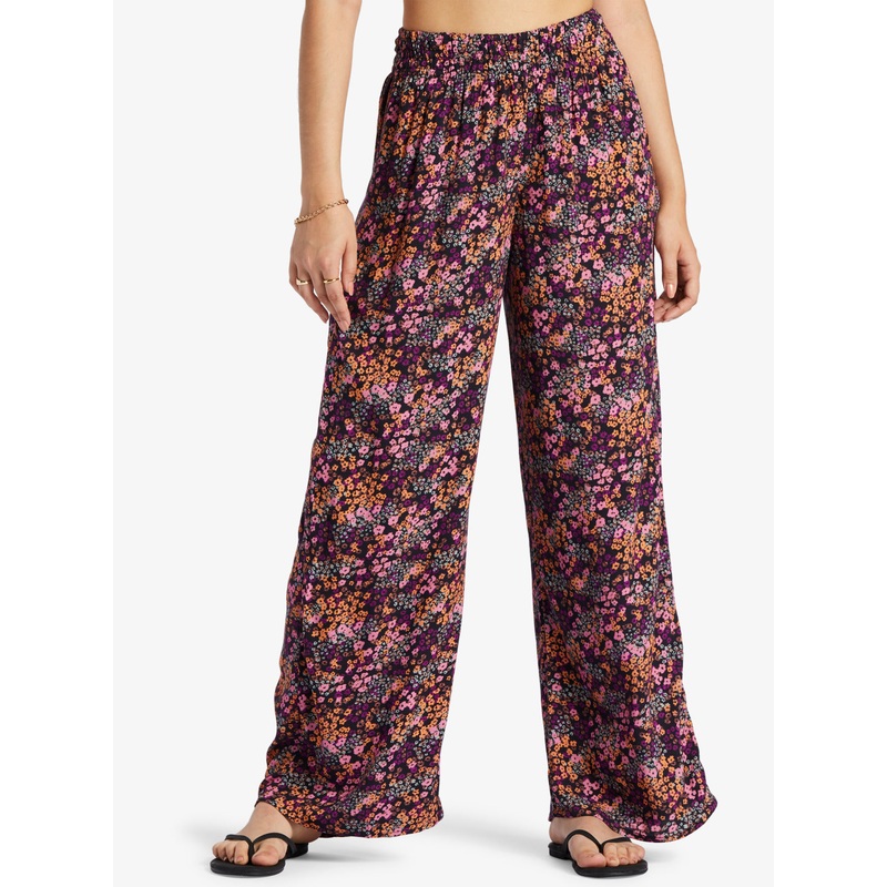 Roxy Forever And A Day Pants-Anthracite Floral Daze
