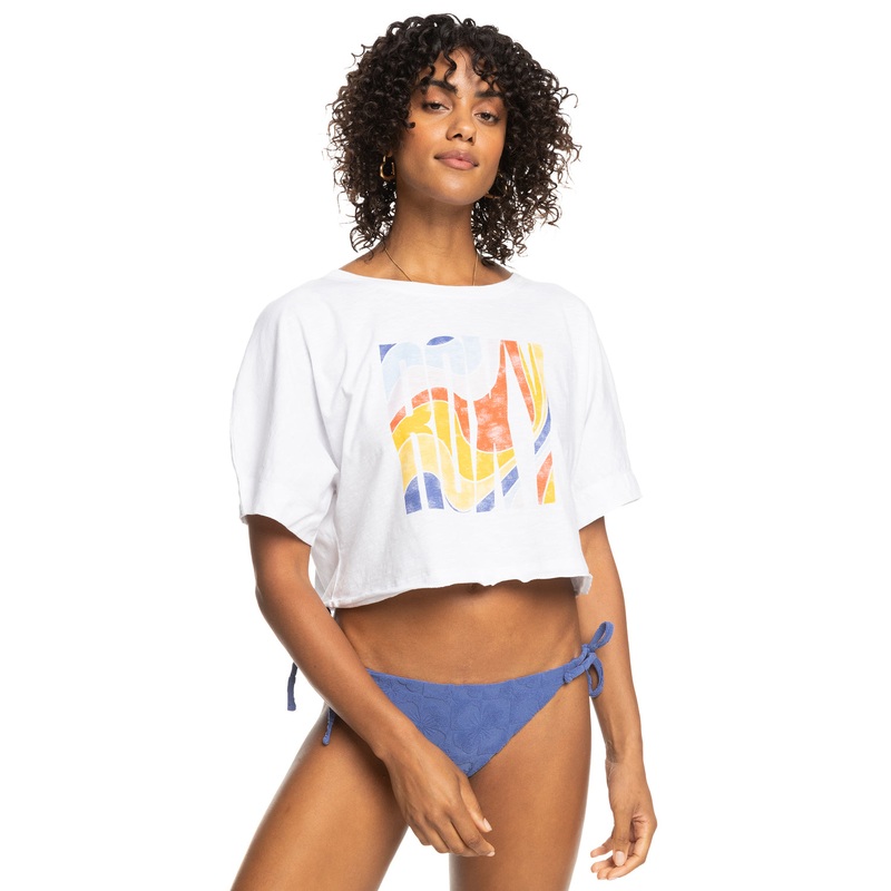 Roxy I Will Miss You Tee-Bright White