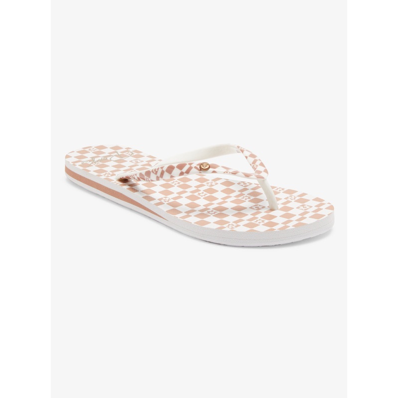 Roxy Portofino III Sandal-Brown/White