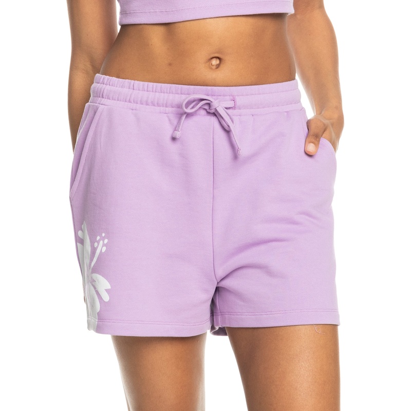 Roxy Surf.Kind.Kate. Fleece Shorts-Purple Rose