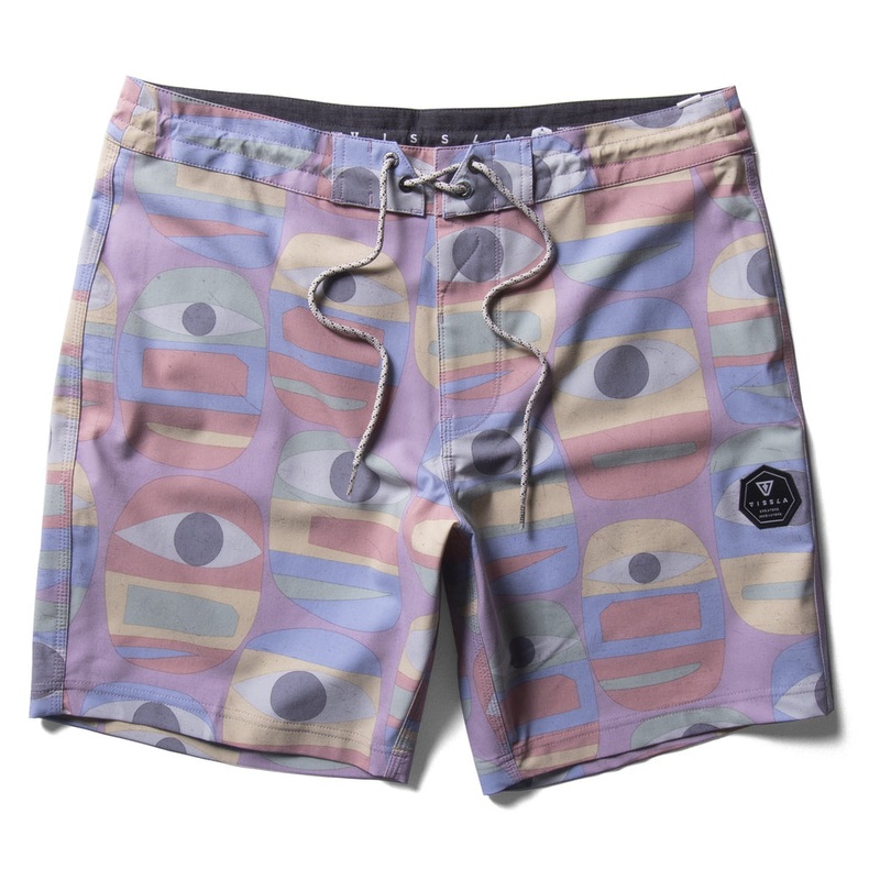 Vissla Minds Eye 17.5″ Boardshorts-Dusty Rose