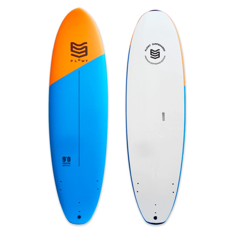 Flowt Premium Tanker Soft Top 9’0″-Blue/Orange