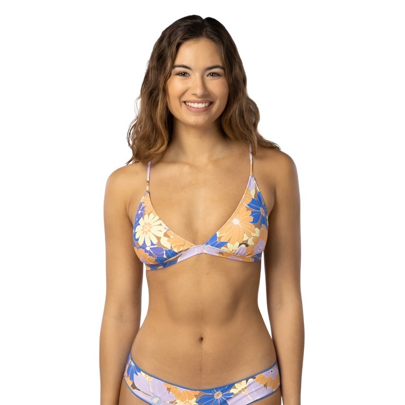Rip Curl Sunrise Session Crossback Tri Top-Lilac