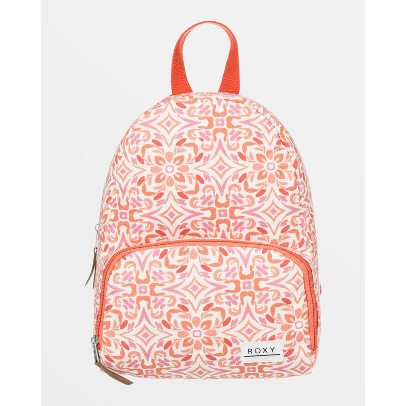 Roxy Always Core Canvas Backpack-Cloud Dancer Fresco Tile