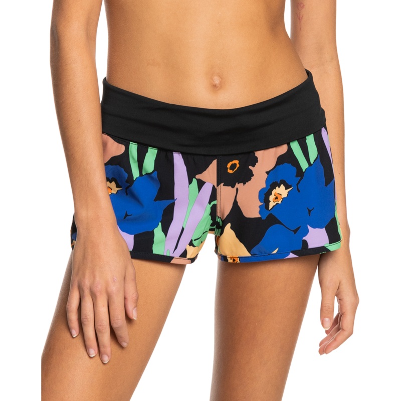 Roxy Endless Summer Printed Boardshorts-Anthracite Flower