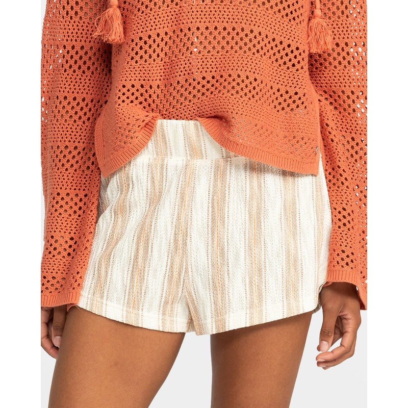 Roxy Todos Waves Shorts-Egret Trailblazer