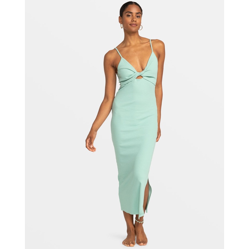 Roxy Wavey Lady Dress-Blue Surf
