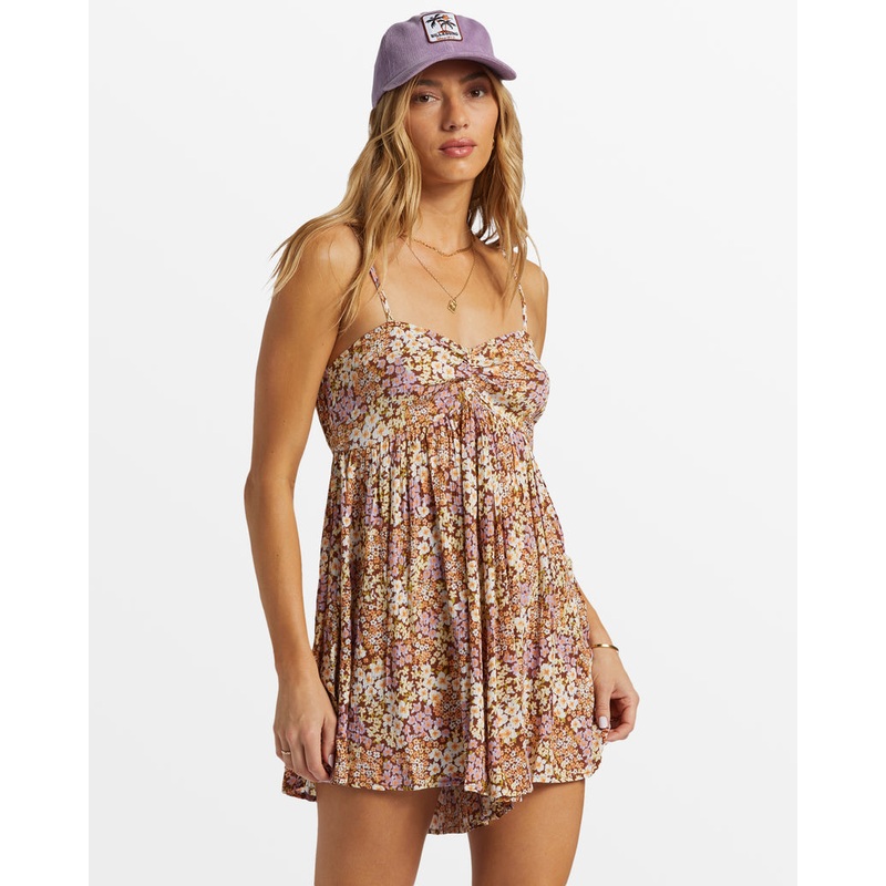 Billabong Day Glow Dress-Toasted Coconut