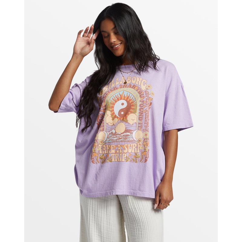 Billabong Surf Trip Tee-Tulip