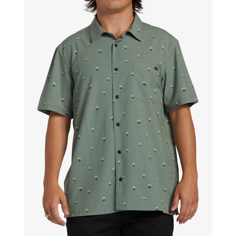 Billabong Surftrek Trail S/S Shirt-Sage