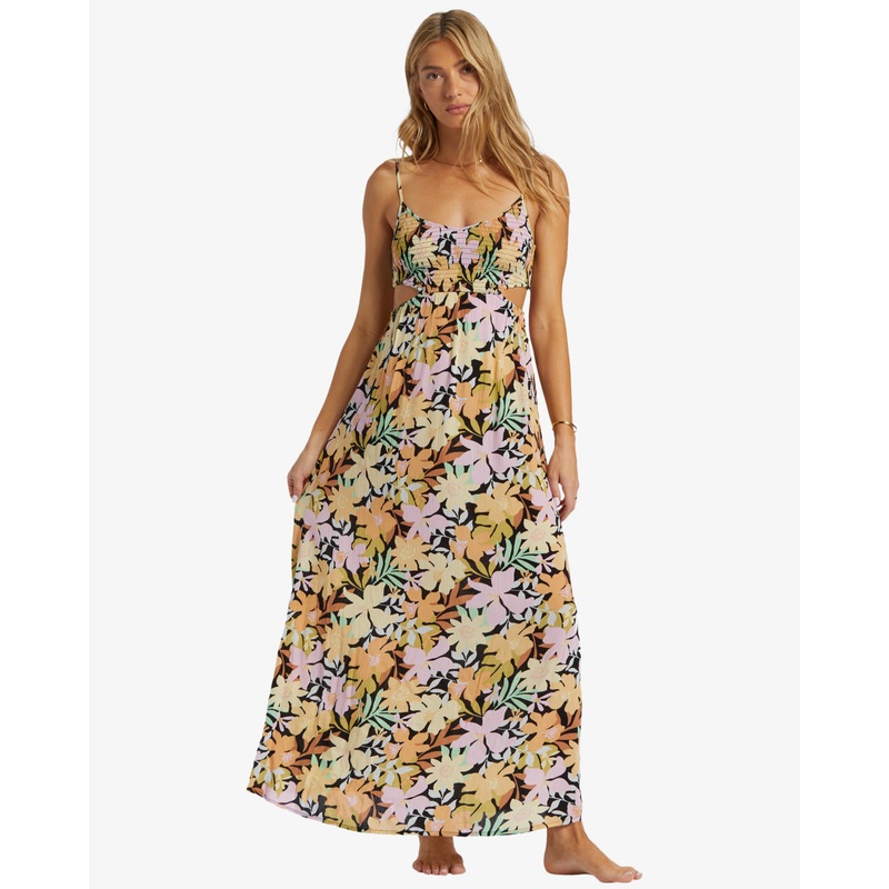 Billabong True Desire Dress-Black Pebble 2