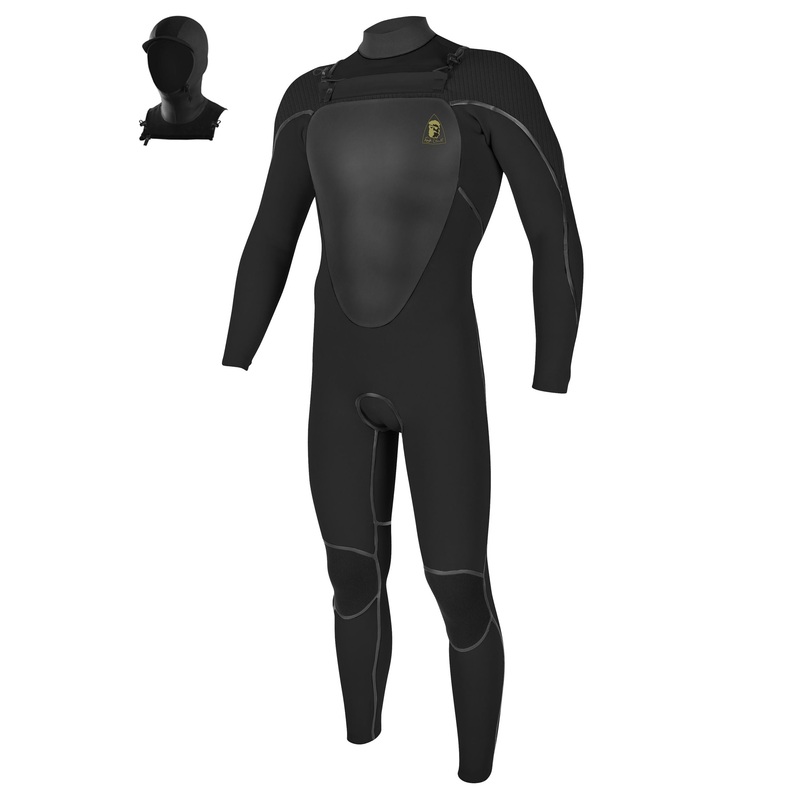 O’Neill Mutant Legend 4.5/3.5 CZ Hooded Wetsuit-Black