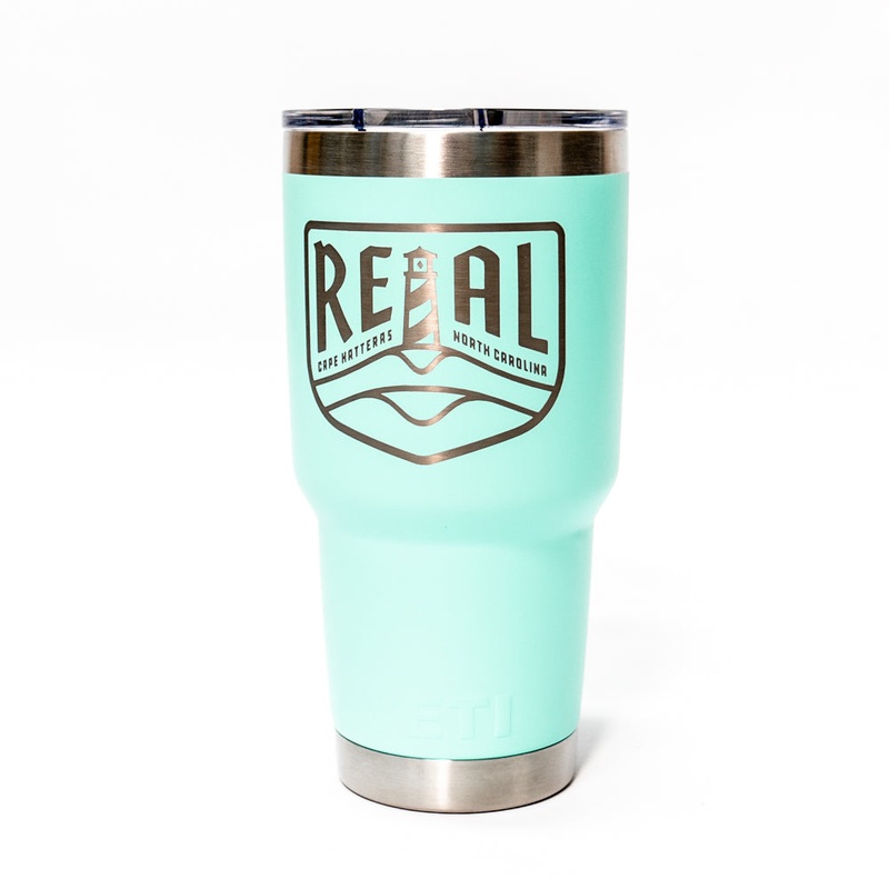 REAL x YETI Rambler 30 oz Tumbler w/MS Lid-Seafoam