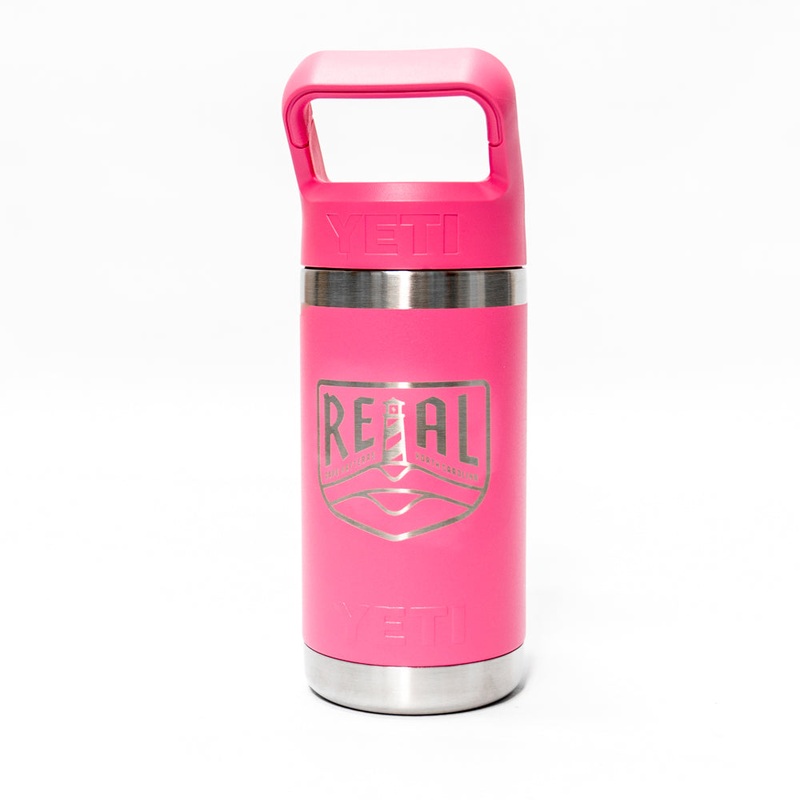 REAL x YETI Rambler Jr 12 oz Kids Bottle-Harbor Pink