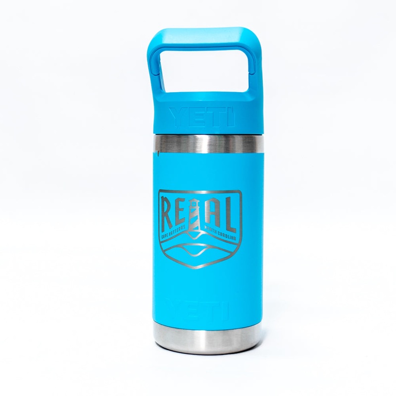 REAL x YETI Rambler Jr 12 oz Kids Bottle-Reef Blue