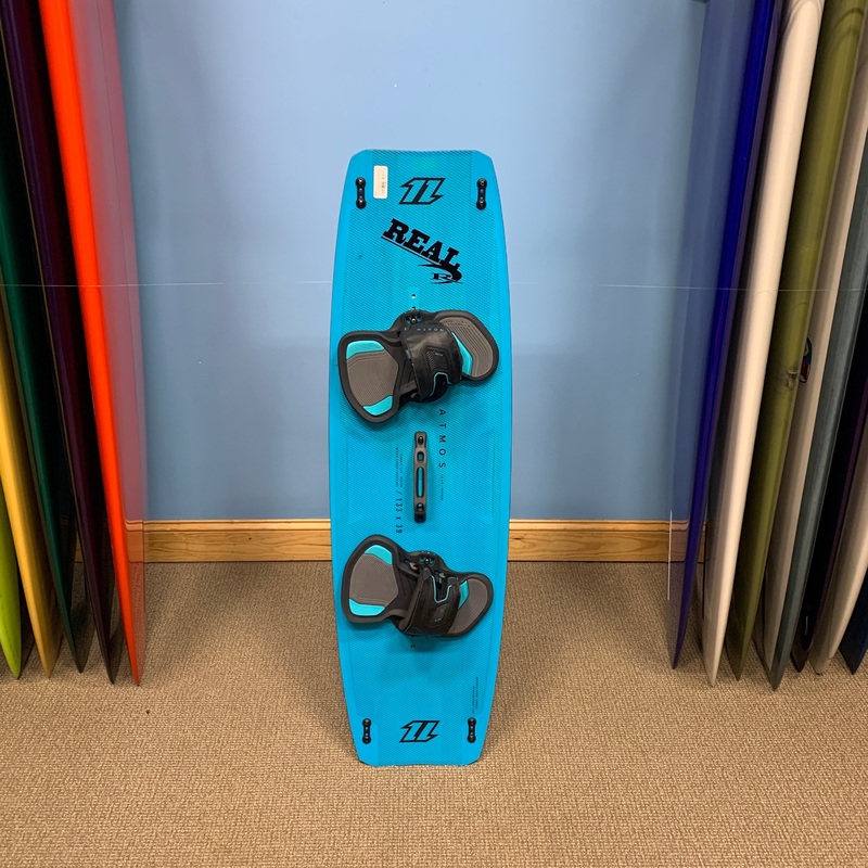 USED 2022 North Atmos Hybrid Kiteboard-133cm w/Straps-Aqua