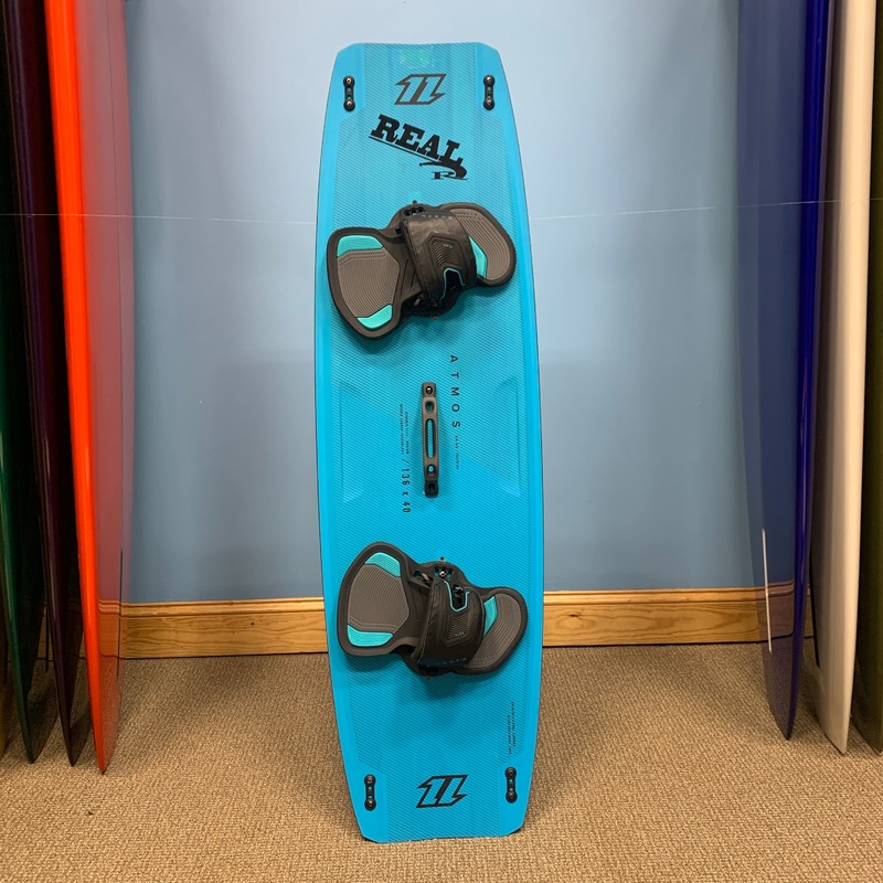 USED 2022 North Atmos Hybrid Kiteboard-136cm w/Straps-Aqua